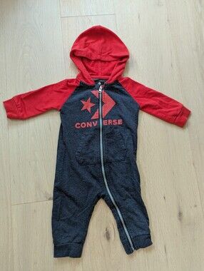 3/$20 Converse Baby Long Sleeve Romper